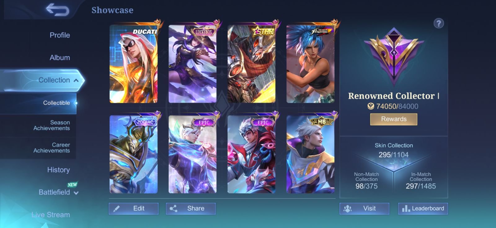 Mythic account 💥 Level 40, 50 heroes, 140 skins! 🌟