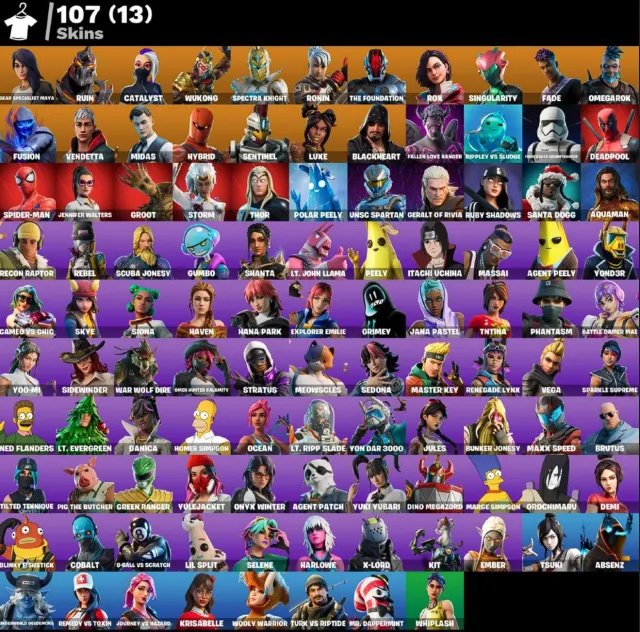 ⭐️【107 SKINS】Orotimaru【Avec accès à l'email】❤️Avec garantie!❤️Captures d'écran✅Remise automatique!