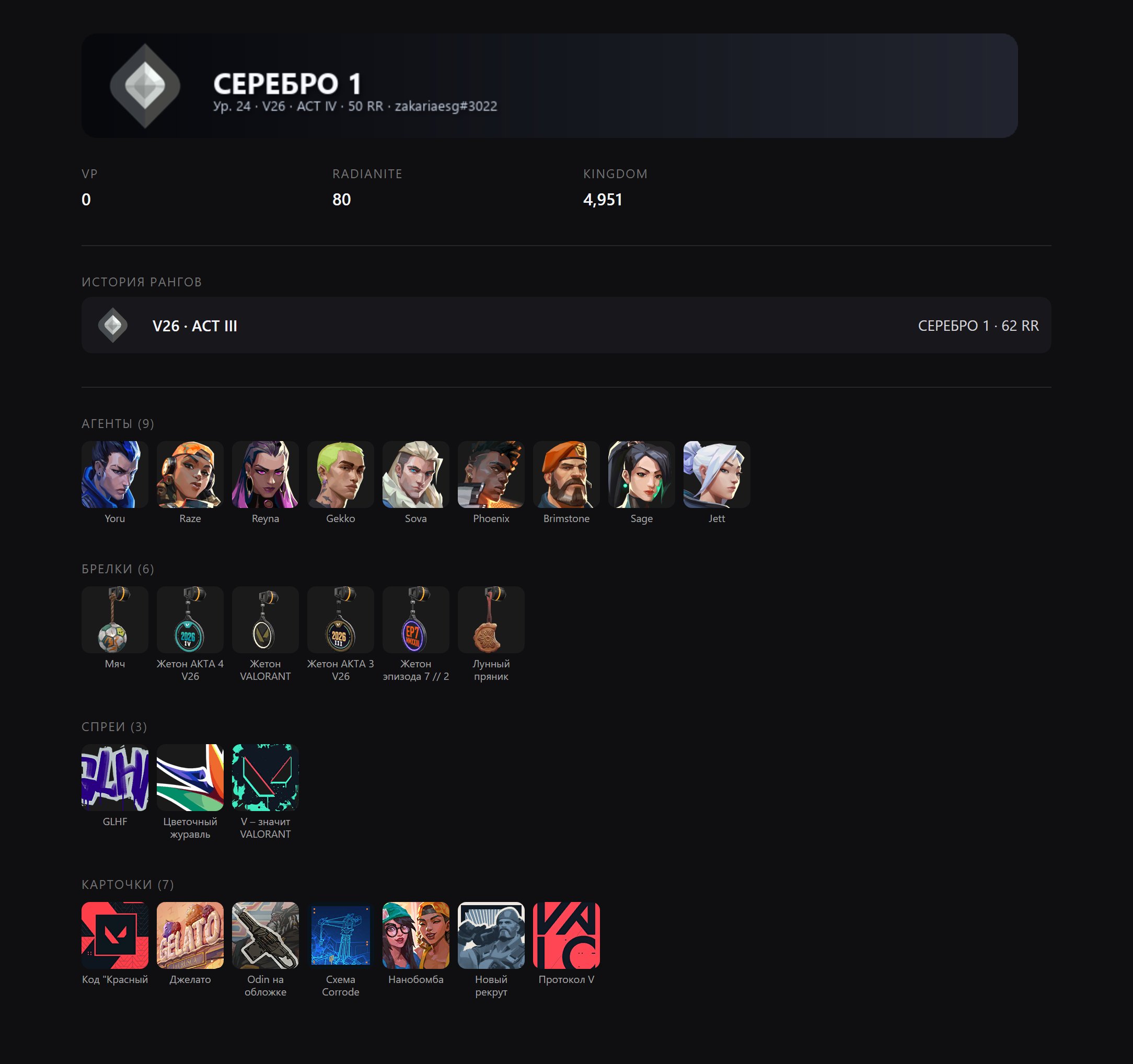 👑🟡 RANKED READY 🔥 INSTA DELEVERY 🕗 20+ LEVEL 🚀 WARRANTY ✅ EMAIL 🤝, Sale, Silver 1, Agents: 9, Skins: -1