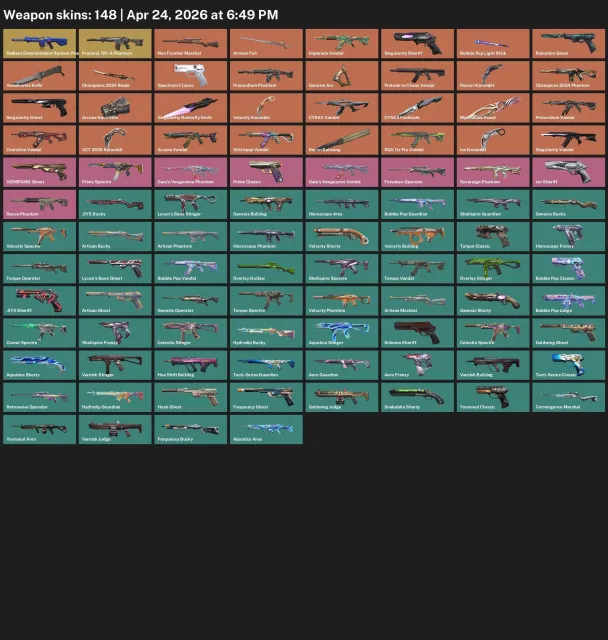 14 knives VP 95000 2 top phantoms singularity line, Sale, Gold 1, Agents: 22, Skins: 148