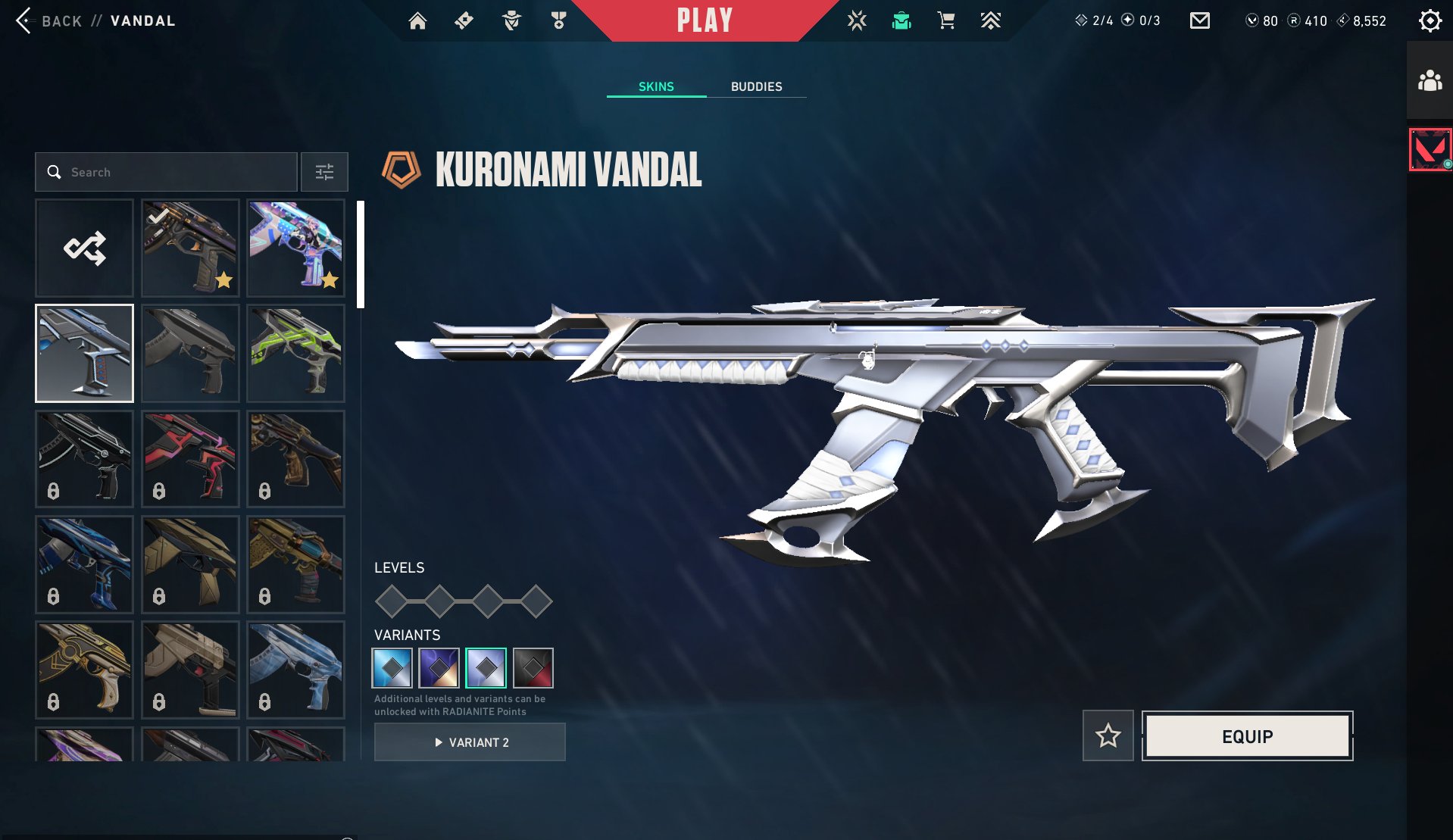 vandal prelude to chaos and kuranami ghost reaver clissic g2, Sale, Ascendant 3, Agents: 29, Skins: 67