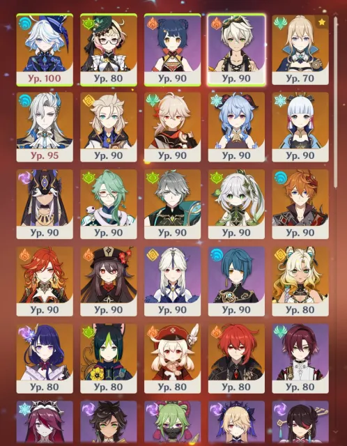 Personal multi-account Genshin+HSR, Any platform, Email linked, Lumine, Levelled up, AR 60