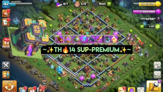 🌺 TH14✨РІДКИЙ 🔥 6x ЕПІЧНЕ ОБЛАДНАННЯ💫 || ГЕРОЙ 79-80-55-60-30✨ || XP-182 || ШКІРА ГЕРОЯ 🌺 || БЕЗПЕЧНИЙ АКК💯, 14 TH Рідної Деревні, 3 TH Будівельника