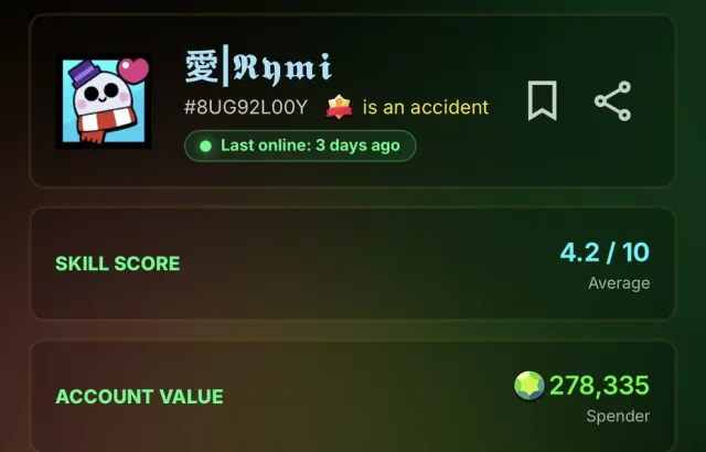 ♦️ACCOUNT 2019♦️SKINS WORTH 39K GEMS ⭐️WITH A GOOD COLLECTION⭐️AND IMPRESSIVE STATS⭐️, 72588 trophies, 107 brawlers, 43 primes