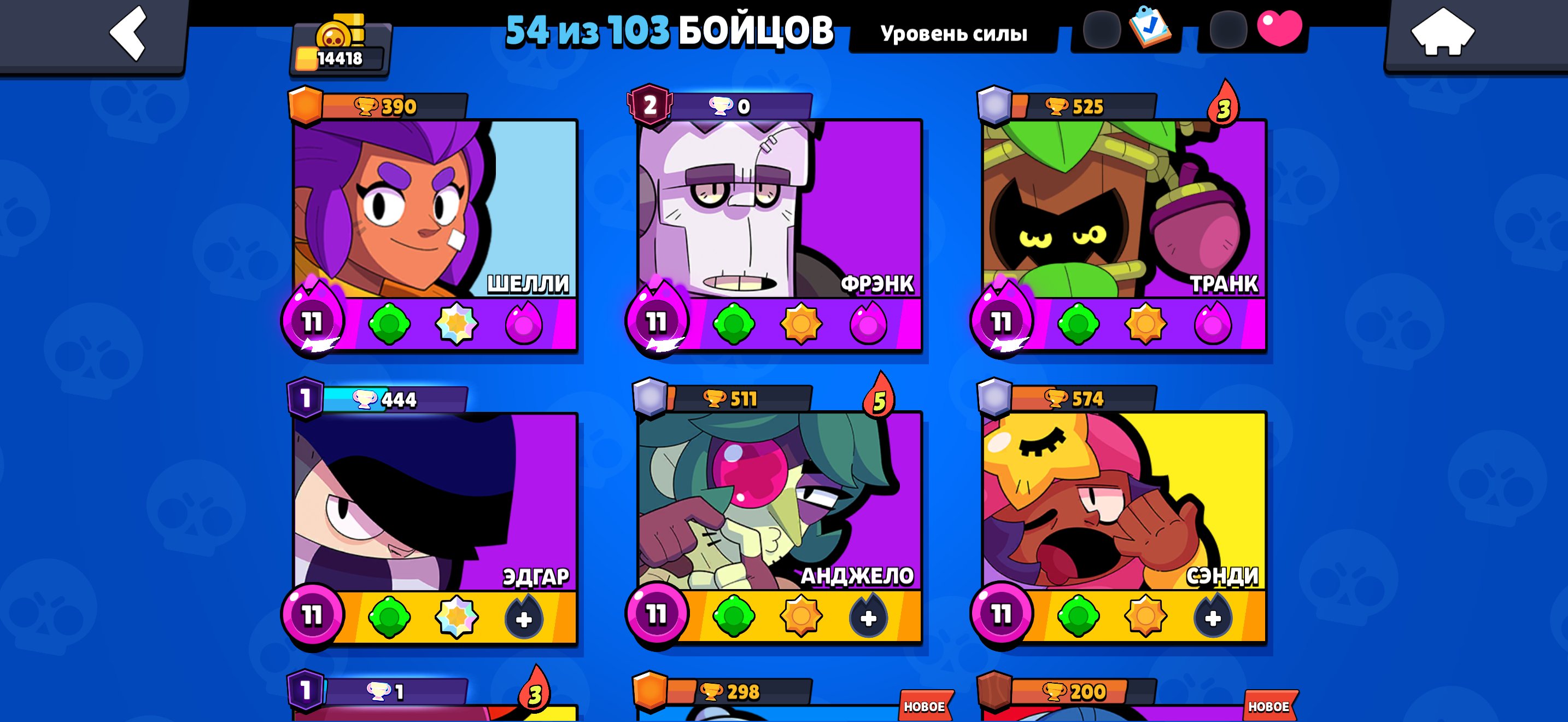 Great account for the game, pumped, a lot of Persians, including Star Nova Edgar GG, trophies 14474, brawlers 54, primes 5