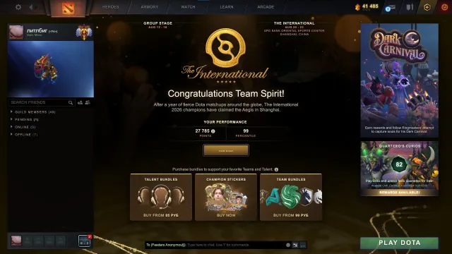 🌟Personal account 6k MMR with 99 percentile🌟, Sale, 5997 MMR, 10097 honor, 9960 politeness, 364 matches, 378 hours