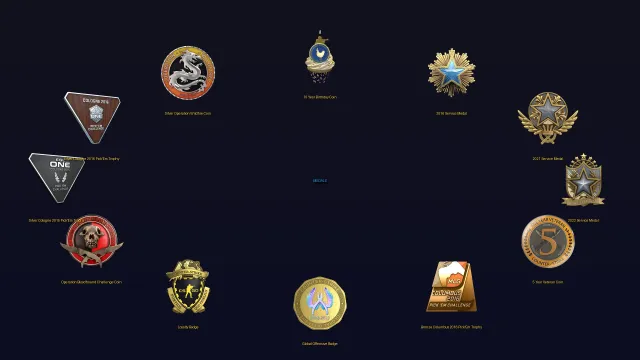 #CCS180 💖Rare collectible account CS2 Prime+12 medals+Silver Cologne 2015 Pick'Em Trophy💖, Sale, With inventory, Has PRIME