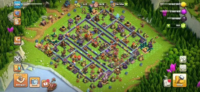 ▣ TH 16 Near Max ▣ 71-90-42-53-35 ▣ 8x Epic High Level ▣ Lots of Magic Items ▣ BH 10 Near Max, 16 TH Main Village, 10 TH Builder