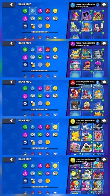 BS# 622 ➤106/106 Brawlers🌵42 Max⚡75 Hypercharges🔥17/63 Buffie🎖️56,711 Trophies🏆227 Skins🎭, 5671 кубков, 106 бравлеров