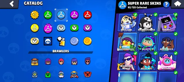 Good Brawl Stars account with full re-linking, 51 thousand trophies, 51577 trophies, 107 brawlers, 22 primes