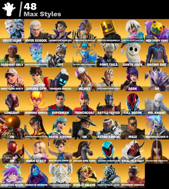 💙 [PC-XBOX-PSN] 💙 119 SKINS 💙 LVL 1537 💙 PARADIGM 💙 THE IMAGINED 💙 THE AGELESS 💙 FULL ACCESS 💙, Продажа, скины 119
