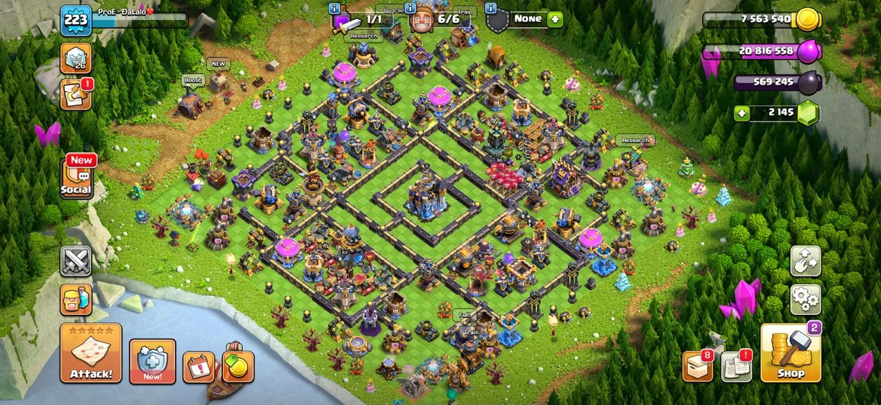 ❖ TH 18 Full Max ❖ 9x Epic Max (Lvl 27) ❖ All Walls Lvl 19 ❖ Heroes 63-90-64-54-37 ❖ 1500 CWL Medals, 18 TH Main Village, 10 TH Builder
