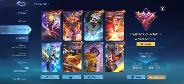 SILVER PACKAGE🔥NARUTO HAYABUSA🔥COLLECTOR KUSAKA🔥VALENTINE FANNY🔥LEG FRANCO🔥