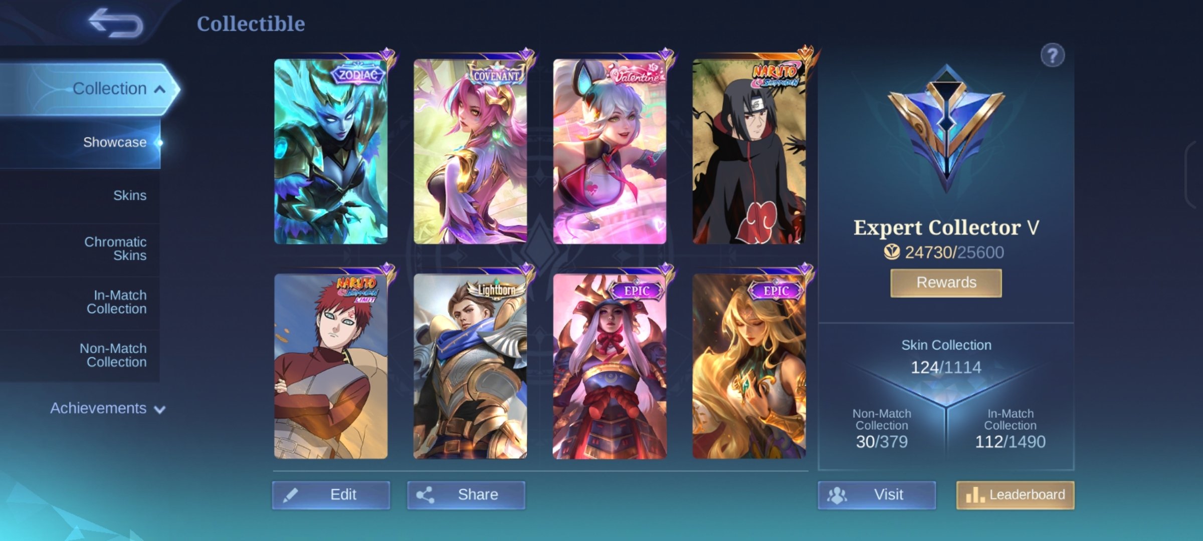 HUNTER X HUNTER JULIAN +STUN CHU + 19 EPIC, Sale, Rank: Epic, Level: 83, Winrate: 53%, Heroes: 82, Skins: 135