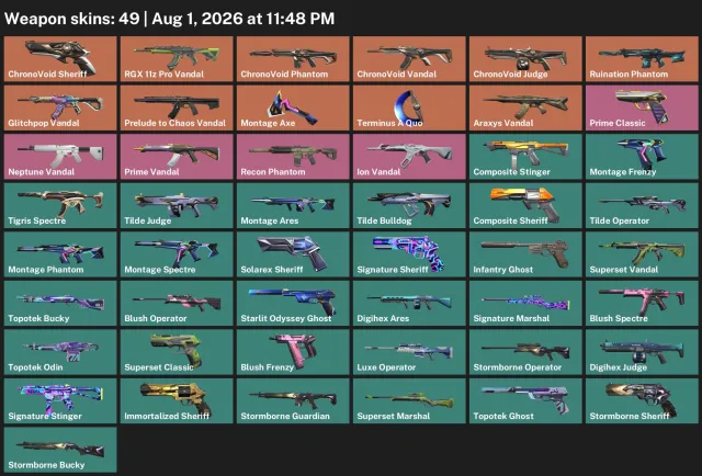 👹🔥GUARANTEE 🔮 2 KNIVES, 49 SKINS 🔮Vandal "Glitch-pop" 🔮Vandal "Ion"🔮 Vandal "Harbinger of Chaos" 🔥👹, Sale, Platinum 2, Agents: 25, Skins: 49