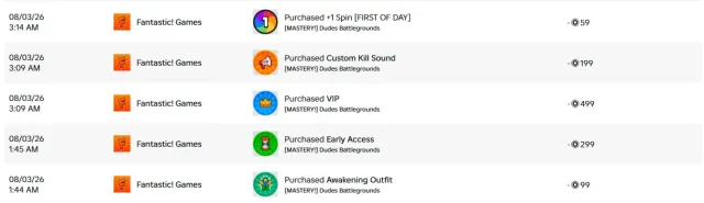 Account with a large total for a boy, Sale, Voice chat: No