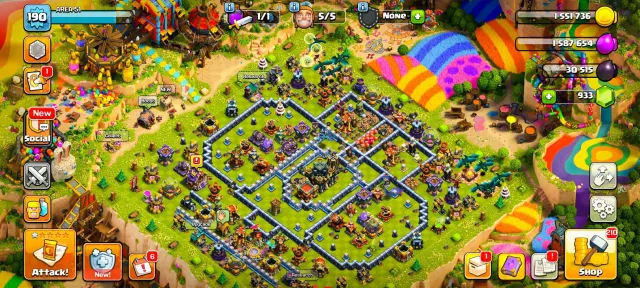 TH 17 ☠️BUYER MAIL TRANSFER☠️BEST WALL AND DEFENCE EVERYTHING GOOD☠️HERO: 62/65/53/51/31, 17 TH Родной Деревни, 7 TH Строителя