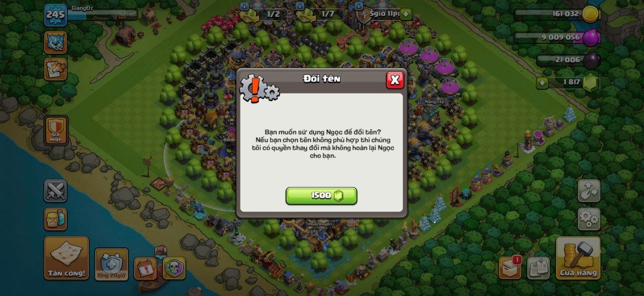 Th18>Hero>91.105.62.56.40.6 >NC available>best equipment max🔥Contains 45 large 3-branched trees, 18 TH Main Village