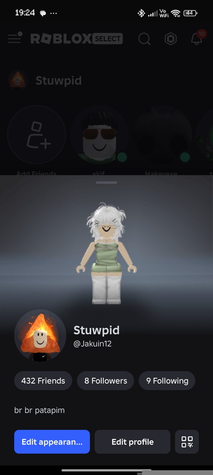 Roblox account, Sale, Voice chat: No