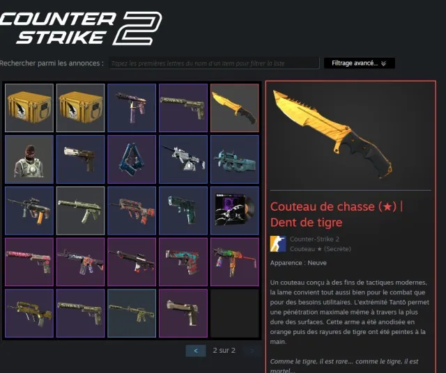 Inventory 100,000r butterfly dust hunter tiger tooth trade ban, Sale, With inventory, Has PRIME, 1000 CS Rating, Competitive