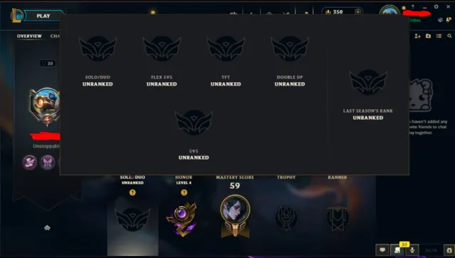 EUW 🌎 RANKED READY✅350RP✅ 30 LVL {Unopened Loot} Unverified, Продажа, уровень 30, чемпионы 9, скины 1, Нет ранга
