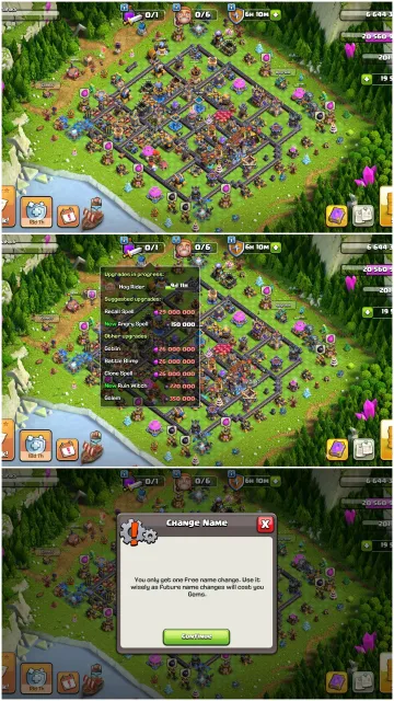 Th18/260 Exp→6 Heros Max→Profile maxed→ 19.5k gems→60% Discount Shop→Nc-freeeeee 11 Equipment max, 18 TH Родной Деревни, 10 TH Строителя