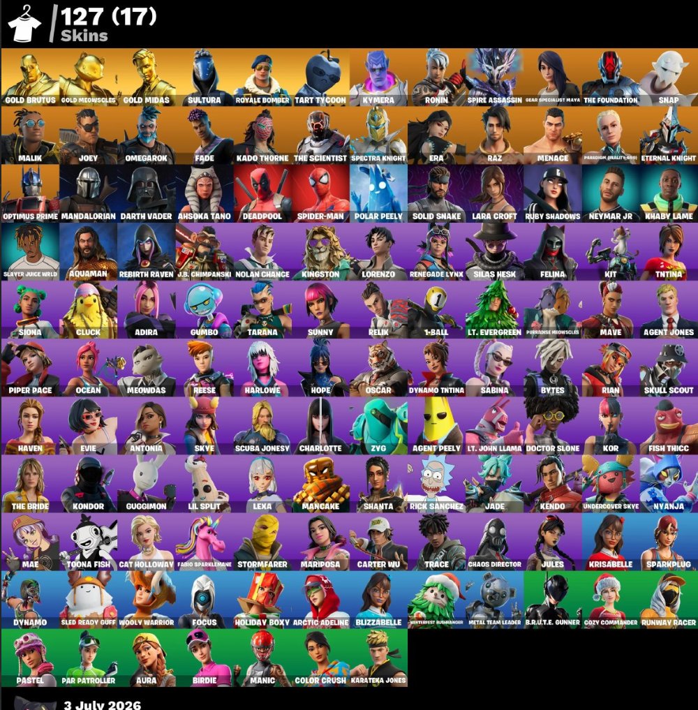 🎨 48 skins | 🌟 Fortnite account