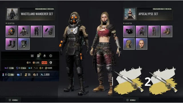 🌟 (2x) CHROMA GOLD KAR98K | APOCALYPSE & WASTELAND SET | 4x BATTLESTAT 5783, Есть BATTLEGROUNDS Plus