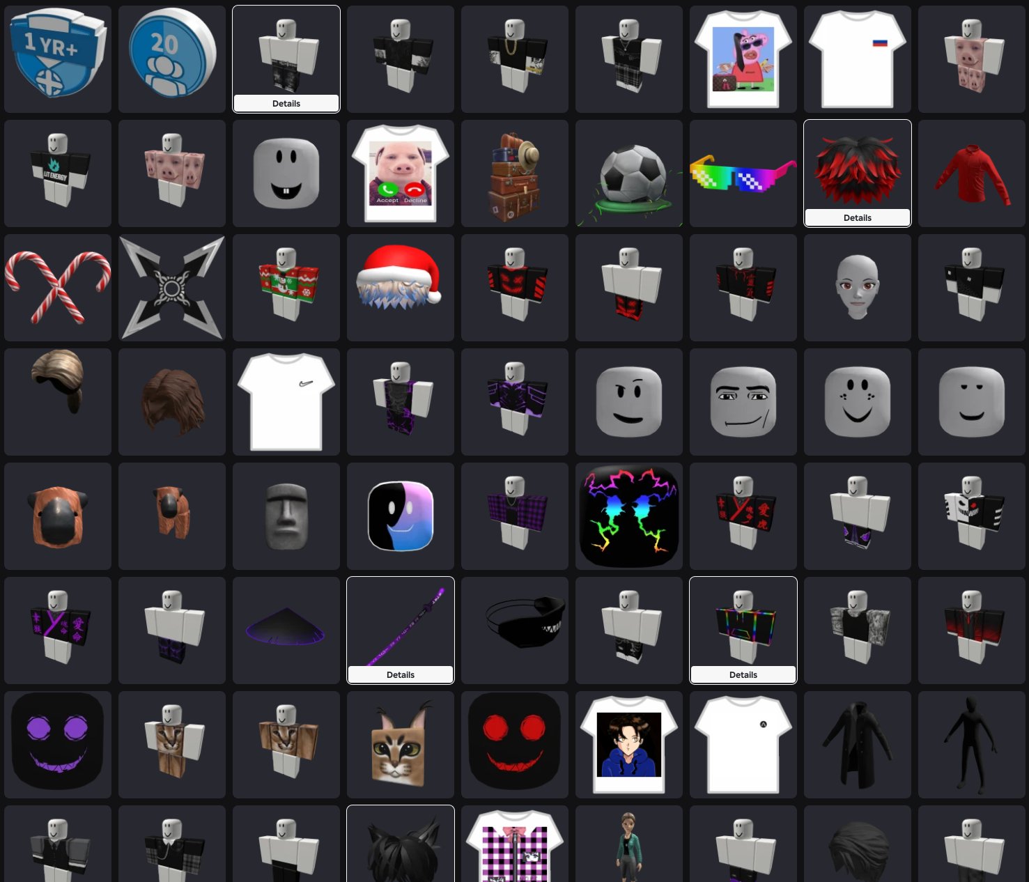 🎮 Selling My Personal Roblox Account, Sale, Voice chat: No