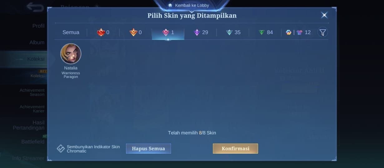 EPIC Harley EPIC Carmila EPIC YSS EPIC moskov EPIC Grock EPIC khufra EPIC Roger Gaara Vale, Sale, Rank: Mythic, Level: 66, Winrate: 50%, Heroes: 98, Skins: 158