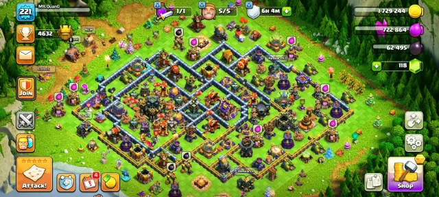 TH 17 🔰[BUYER EMAIL] 2 HERO MAXED🔰Max Equipment🔰Heros: 90/100/70/75/44🔰, 17 TH Родной Деревни, 10 TH Строителя