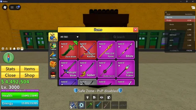 🟡«「⭐ TOTAL 50K R$ | Dragon, Control, Yeti » | ⚔️UNDER BLOX FRUITS 」🟡【🟨SEE DESCRIPTION 🟨】, Sale, Voice chat: No
