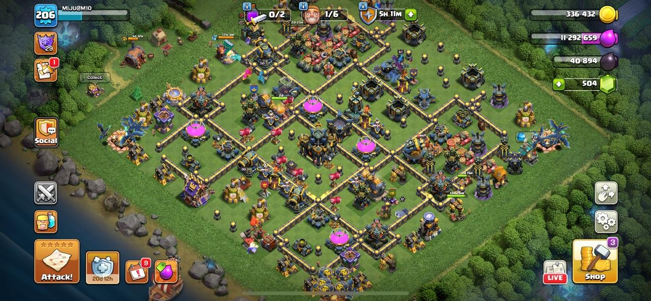 ✦ TH17 Max (206 XP) ✦ 1704 CWL Medals ✦ 90/71/47/60/50 ✦ 10x Epic (3 Max) ✦ Near Max Lab ✦ NC:500 ✦, 17 TH Main Village, 10 TH Builder
