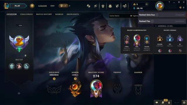 ▶️РІВЕНЬ 209 ★ 5 RP ★ з ПЕРШИМ EMAIL АКАНТОМ ★ Гарантія ★СТВОРЕННЯ 2021▶️, Продажа, рівень 209, чемпіони 50, скини 48, Немає ранга