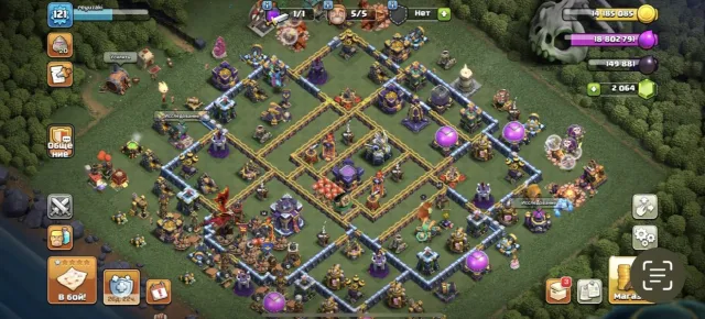 PERSONAL, 15th Town Hall good upgrade, 5 builders, 2k gems, skins, 15 TH Native Village, 9 TH Builder