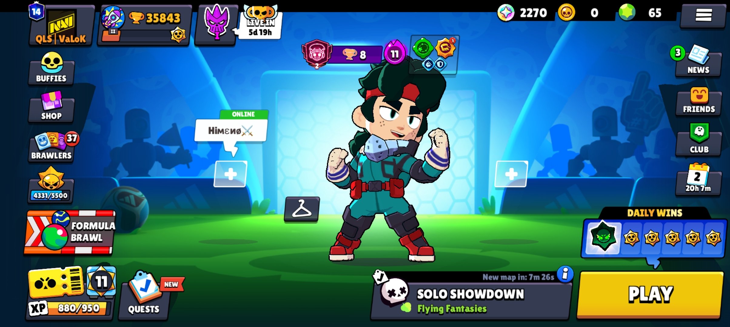 88 FIGHTERS | 35.8k Cups | 2019 ACCOUNT | Ricochet | Fang Midoriya | 6 LEG SKINS |, trophies 35800, brawlers 88, primes 14