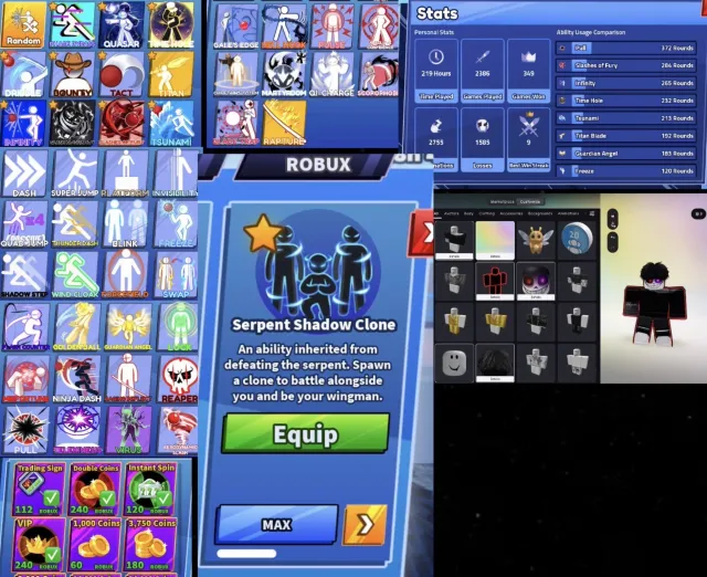 Account Blade Ball, 💸🏐account forever, 46 abilities see description🏐💸, Sale, Voice chat: Available