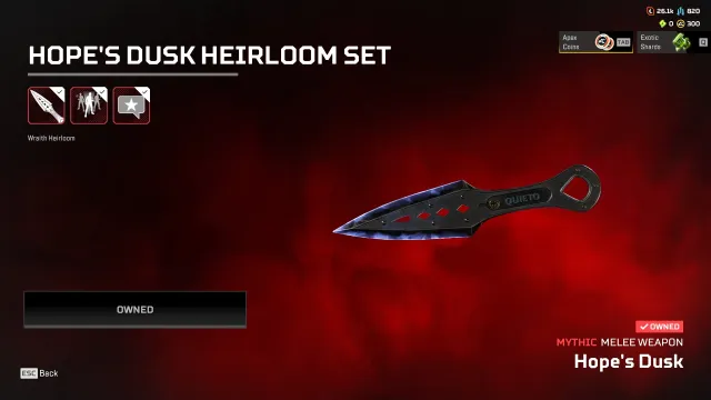 🍀 【Wraith Heirloom 】91 Leg skins♦️ EA APP only♦️ ПОЛНЫЙ ДОСТУП 🔑, Новичок, 483 уровень, Реликвия: Есть