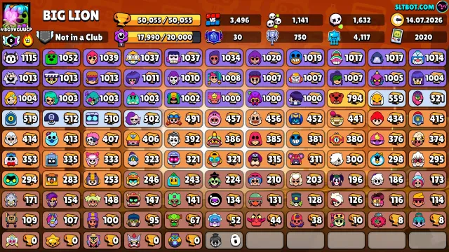 👑50K👑🎆30 Primes🎆💎248 Gems💎🌌Martian Glory🌌🧥248 skins🧥+✅Good Clash Royale Account✅, trophies 50055, brawlers 104, primes 30