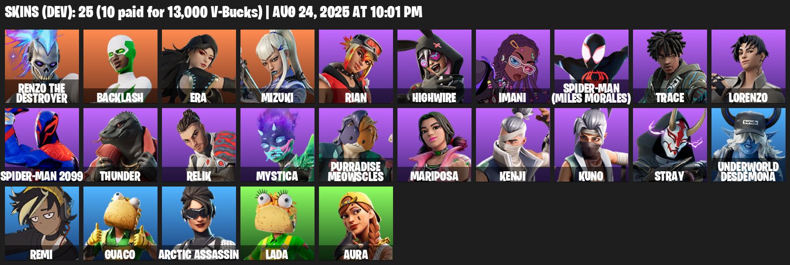 💚👾💕PERSONAL ACCOUNT 💚👾💕60 SKINS💚👾💕CUSTOMY💚👾ACCOUNT GUARANTEE 100%, Sale, skins 30