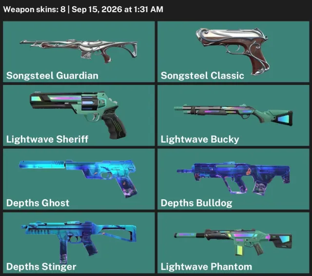 Calibration | 8 skins | 2 agents | #13494, Sale, Calibration, Agents: 2, Skins: 8