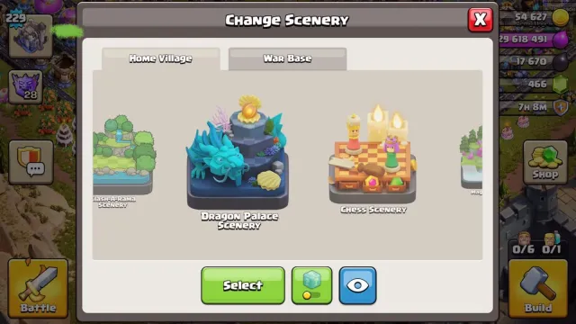 Th18➤near max account➤3x apprentice max➤9 epic max almost➤3X SCENERY➤OLD CHAMPION SKIN SET, 18 TH Родной Деревни, 10 TH Строителя