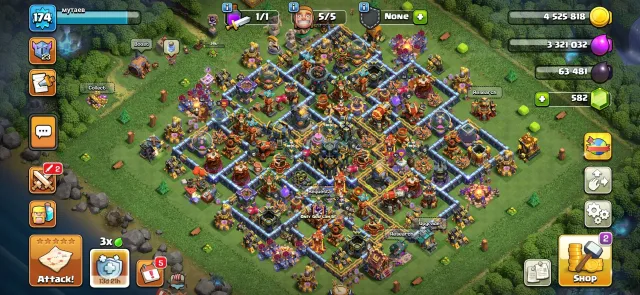 Top account with top upgrades and equipment Other reviews in the screenshots, 17 Town Hall of the Home Village, 10 Builder Hall