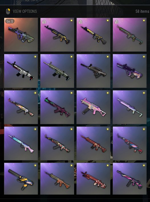 ⭐Neon Dream - AUG 🚀Auto-Delivery💎First mail✅NickName Change Coupon❤️Screens, Yes BATTLEGROUNDS Plus