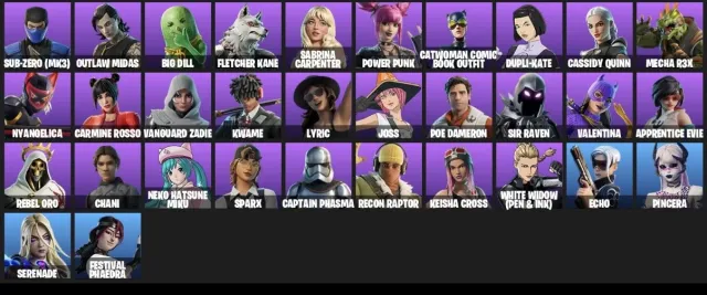 🔥32 unique skins🔥change of mail and nick🏆esports account😈, Sale, skins 32