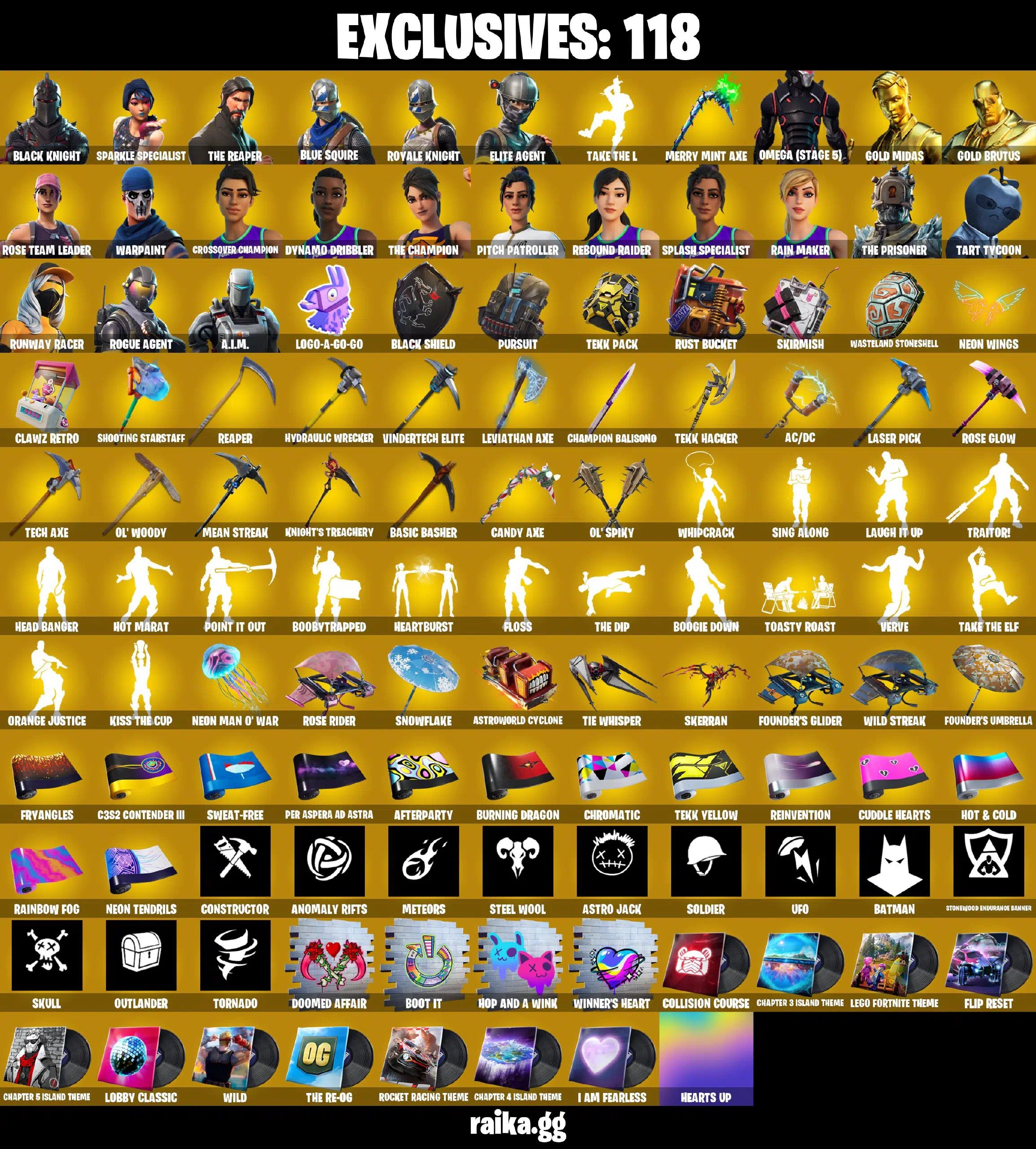 🔥 336 SKINS | BLACK KNIGHT ⚔️ | MERRY MINT | LEVIATHAN AXE 🪓 | EMAIL CHANGEABLE 📧, Sale, skins 336