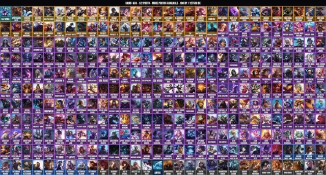 EMERALD IV👑633 skins👑182 champions 🏆 127.5K BE👑Trash Pulse Fire (prestigious) – 2022👑DJ Sona👑Spirit, Sale, level 504, champions 182, skins 633, Emerald