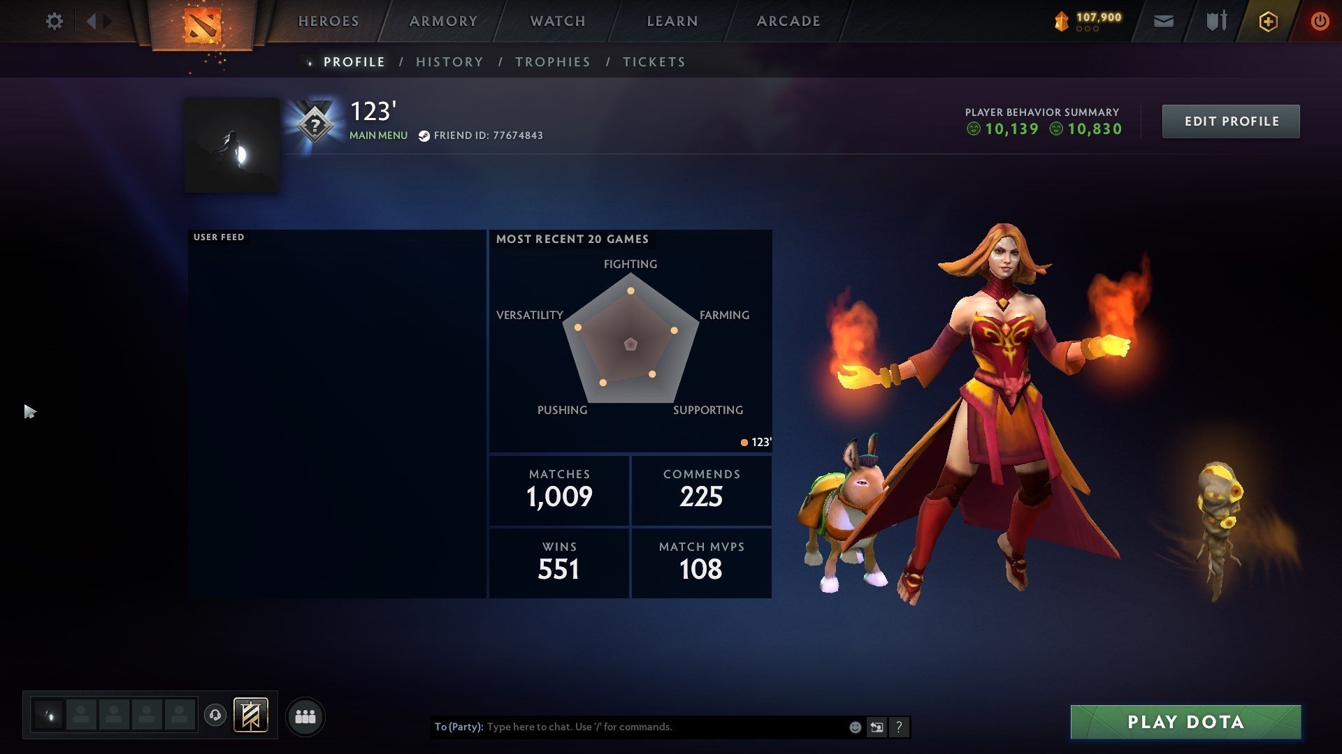 🌷🎀 6000 MMR account 🌸 Main pool 🌸 10k behavior score 🎀🌷, Sale, 6100 MMR, 10800 Behavior score, 10800 вежливости, 1000 games, 1000 hours
