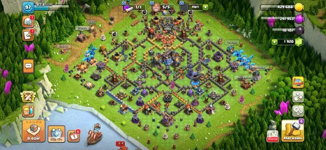 18 rush TH, 18 TH Home Village, 6 TH Builder Base