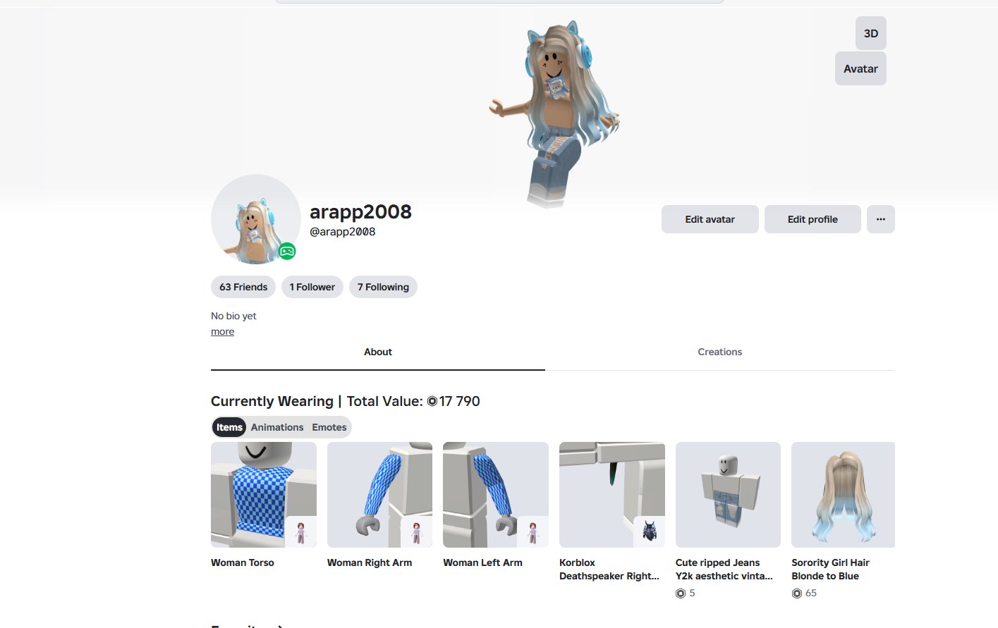 🚀🔮KORBLOX❤️TOTAL ≈ 159k❤️🔮SUITABLE FOR A GIRL❤️🔮 AUTO-DELIVERY 🔮🚀⬇DESCRIPTION⬇❤️🔮, Sale, Voice chat: Yes